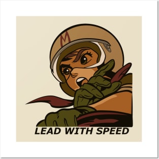 Lead with speed Posters and Art